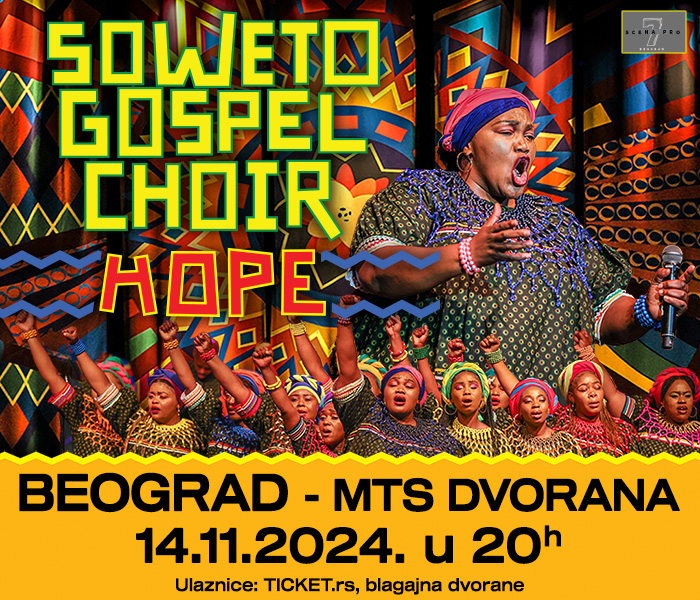  Soweto Gospel Choir dolazi u Beograd u sklopu Hope turneje